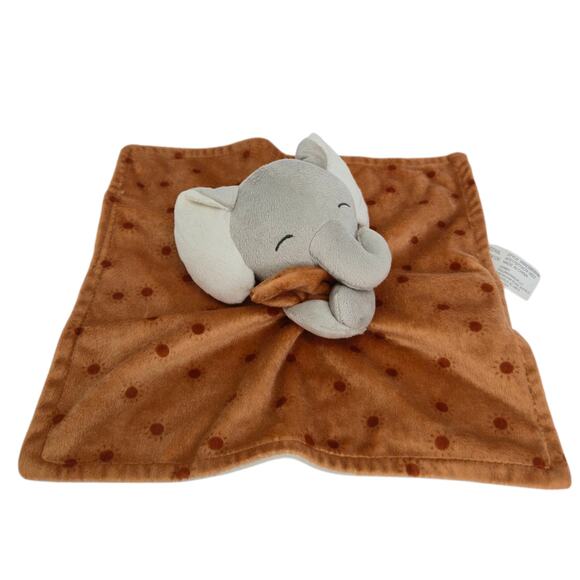 Gerber Modern Moments Elephant Polka Dot Lovey Security Baby Blanket Plush - Picture 5 of 7